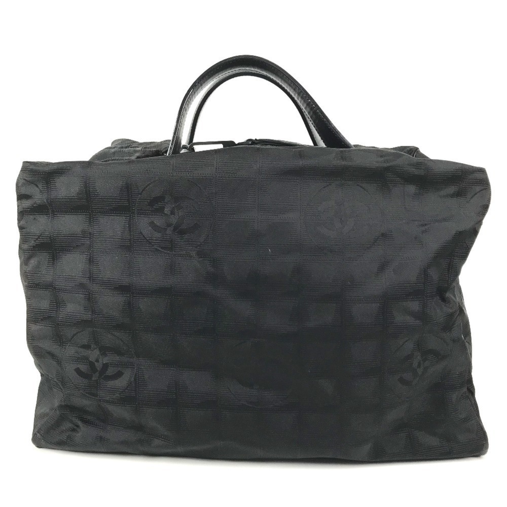 CHANEL New Travel Line CC Coco Mark Logo Bag Business Mini Boston Handbag Nyl...